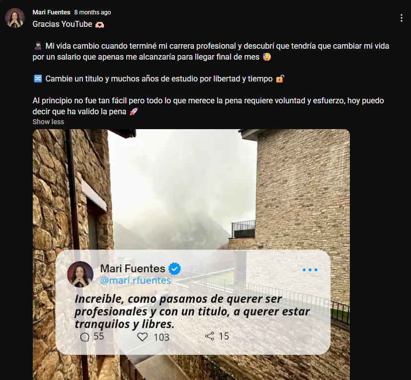 Monetizatube de Mari Fuentes: la oportunidad para monetizar tu canal de YouTube opinion monetizatube mari fuentes