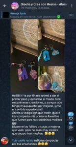 Crea Accesorios con Resina Opinión del curso de Yuly Mar Rivas opinion curso de resina de yuri