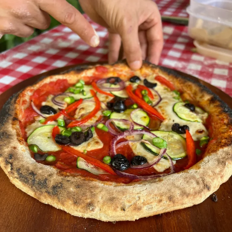 pizza hecha sin gluten por lucia gomez