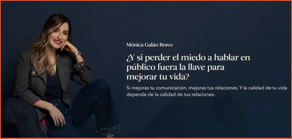 Aprender a hablar en público con la formación de Monica Galan Bravo