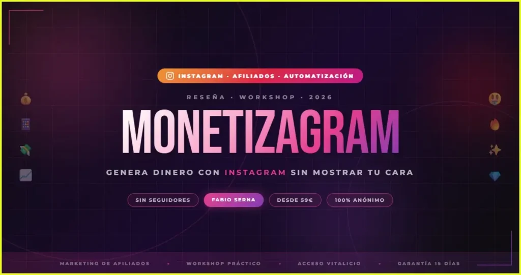 Estrategia para generar dinero por instagram con cuentas de contenido especifico de la academia de Fabio Serna