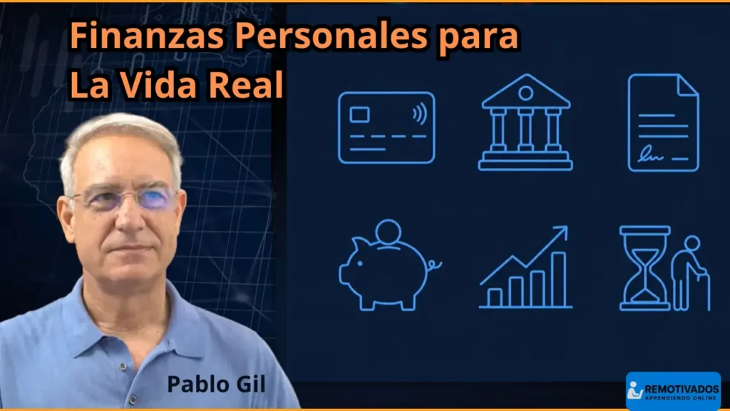 Pablo Gil presentando el curso Finanzas Personales para la Vida Real
