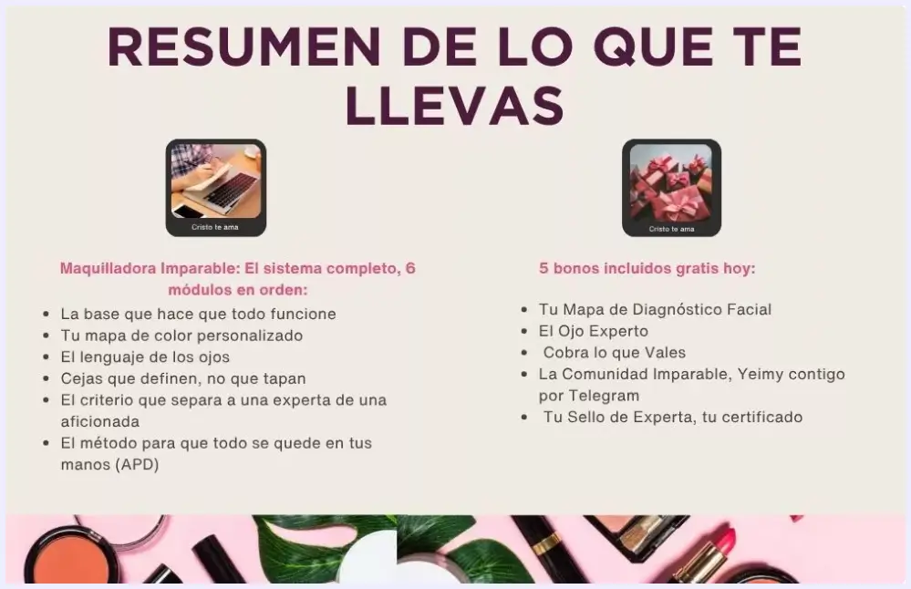 curso de maquillaje de yemi ospino oferta